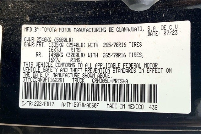 2023 Toyota Tacoma V6